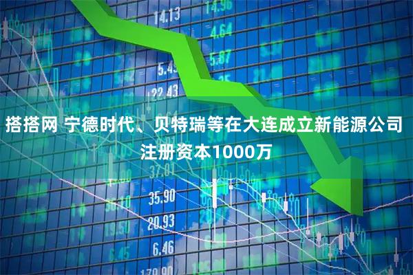 搭搭网 宁德时代、贝特瑞等在大连成立新能源公司 注册资本1000万