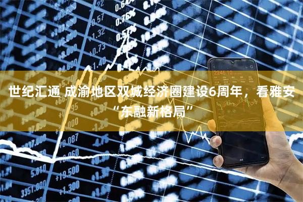世纪汇通 成渝地区双城经济圈建设6周年，看雅安“东融新格局”